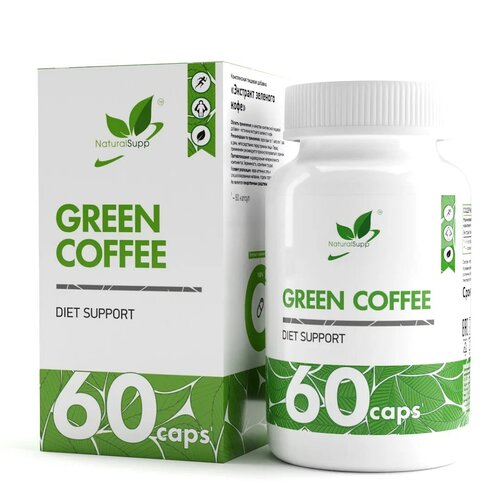 Капсулы NaturalSupp Green Coffee, 500 мг, 60 шт.