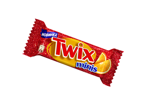 Шоколадные конфеты Twix Minis Апельсин, 2,7 кг - фотография № 2