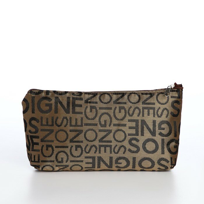 Косметичка Доляна, , коричневый — фото 1