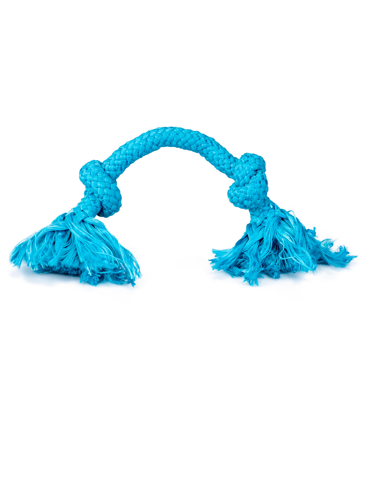 Playology Dri-Tech Rope жевательный канат с ароматом арахиса (23 см., Голубой) - фото №15