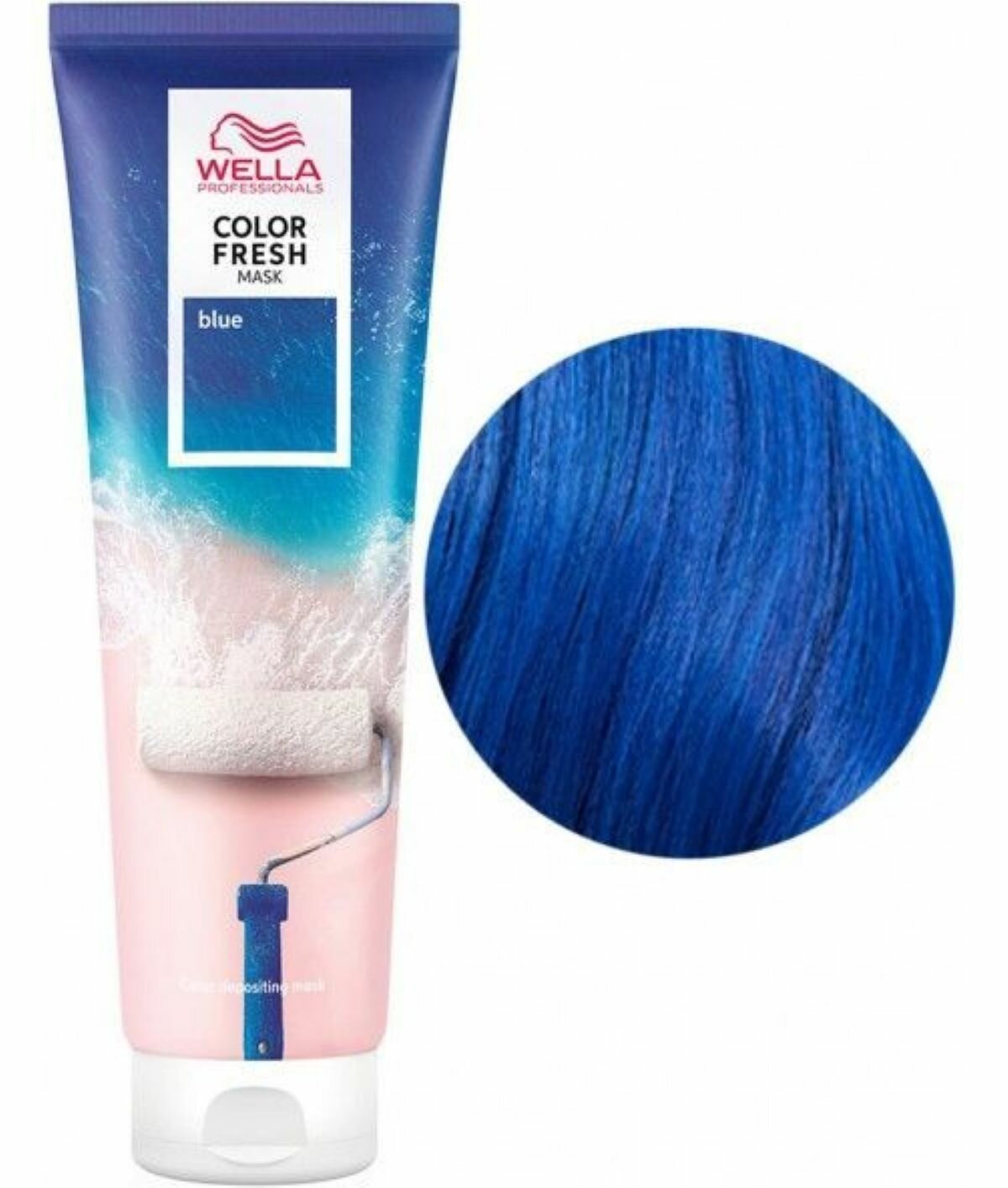 Оттеночная маска WELLA PROFESSIONAL Color Fresh Синий 150 мл - фото №11