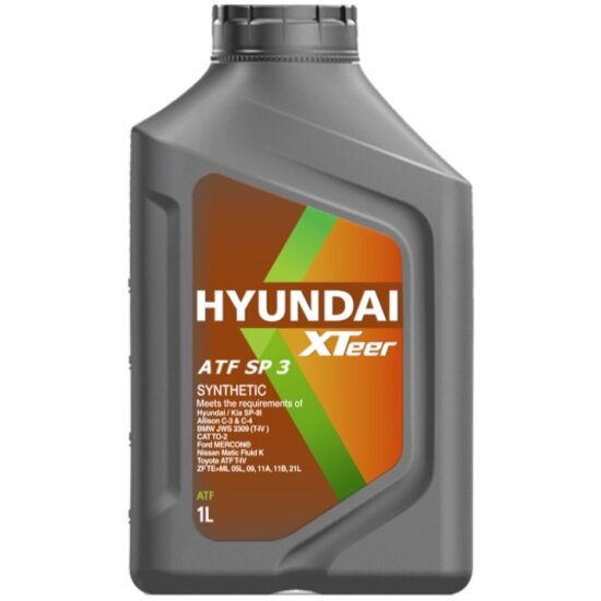 Трансмиссионное масло Hyundai Xteer ATF SP3 синтетическое 1 л