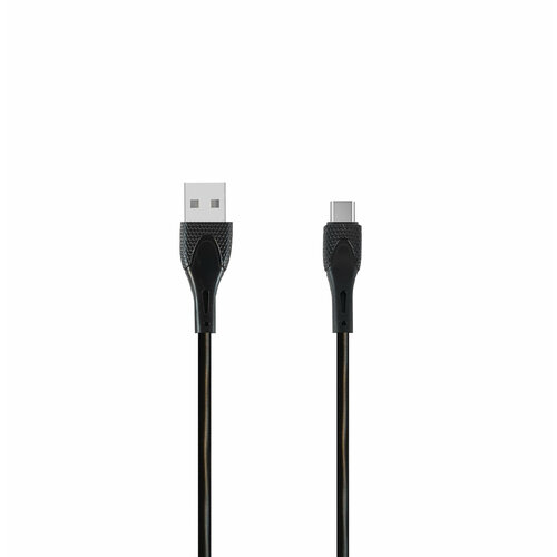 Кабель USB - Type-C FaisON K-130 ExClaim, 1.0м, 3,0А, цвет: чёрный