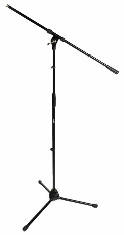 Микрофонная стойка Rockdale 3617-T усиленная с металлическими узлами, высота 90-160 см, журавль 80 см