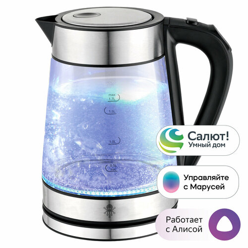 Чайник электрический SLS KET-03 WiFi стеклочерный 499000₽