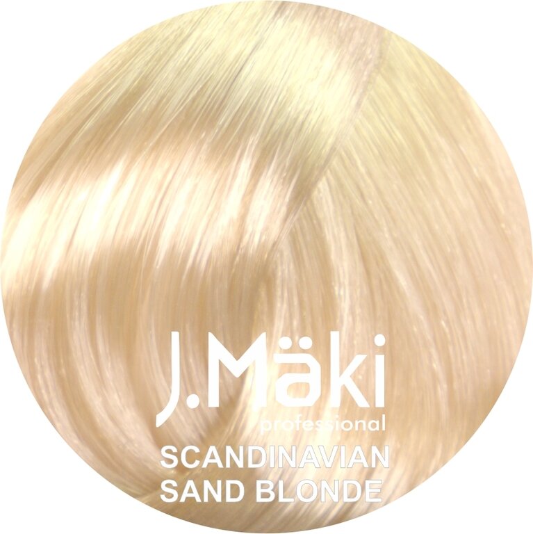 J.Maki Scandinavian sand blonde/Скандинавский песочный безаммиачный краситель для волос 60 мл