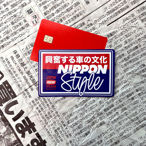 Наклейка на банковскую карту Nippon Style