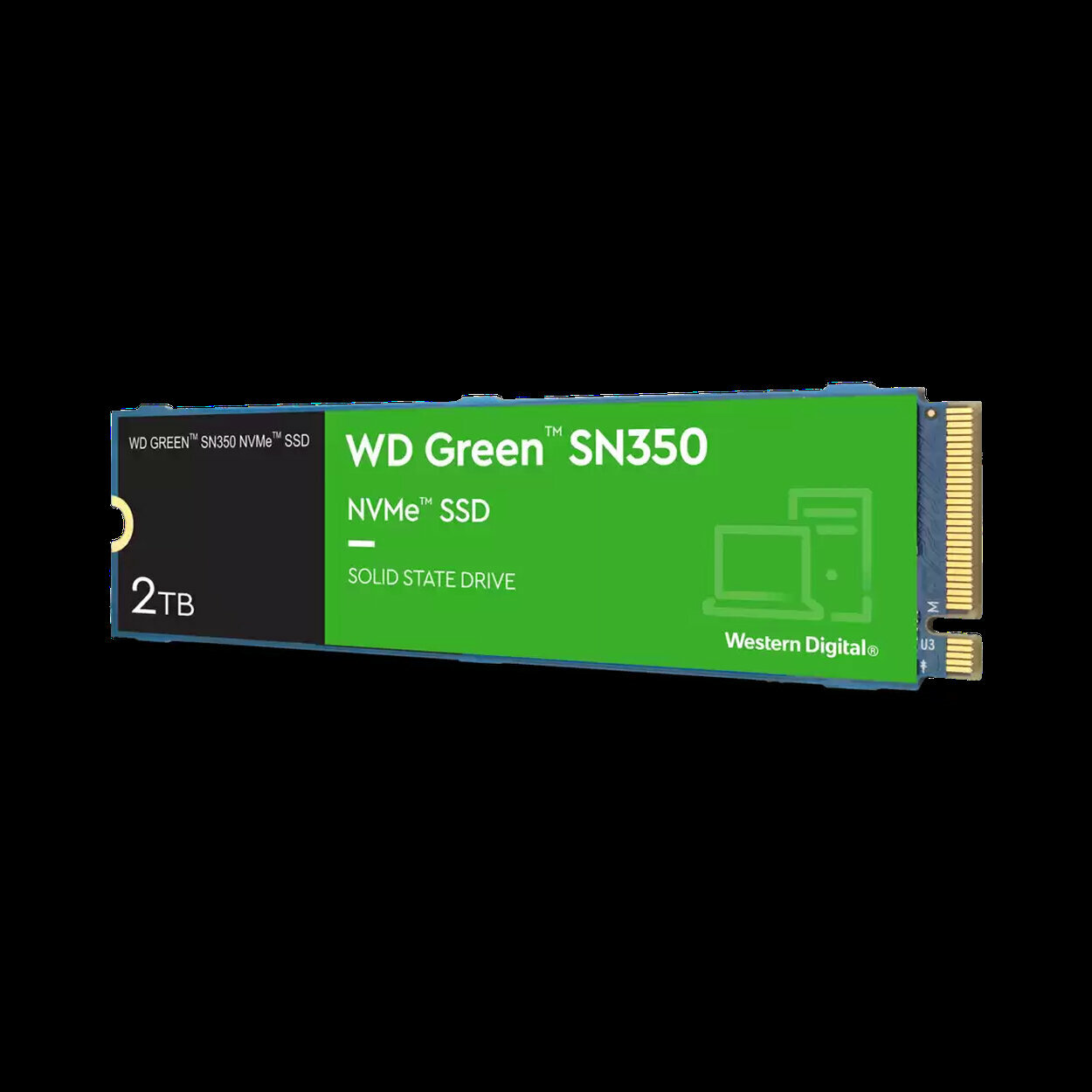 Твердотельный накопитель SSD WD Green SN350 NVMe WDS200T3G0C 2ТБ M2.2280 (QLC) - фото №8