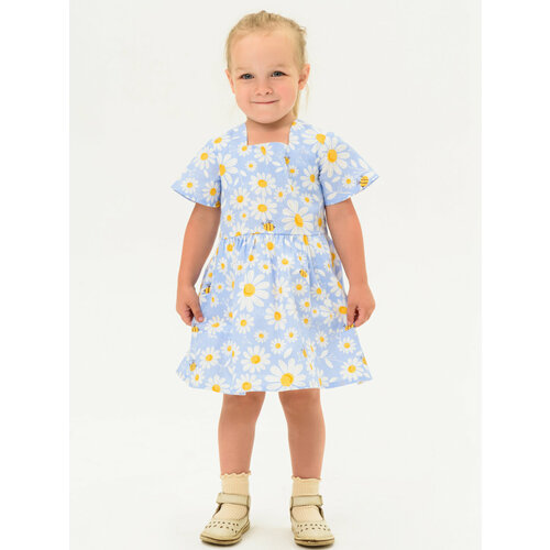 фото Платье мирмишелька, размер 92/98, голубой
