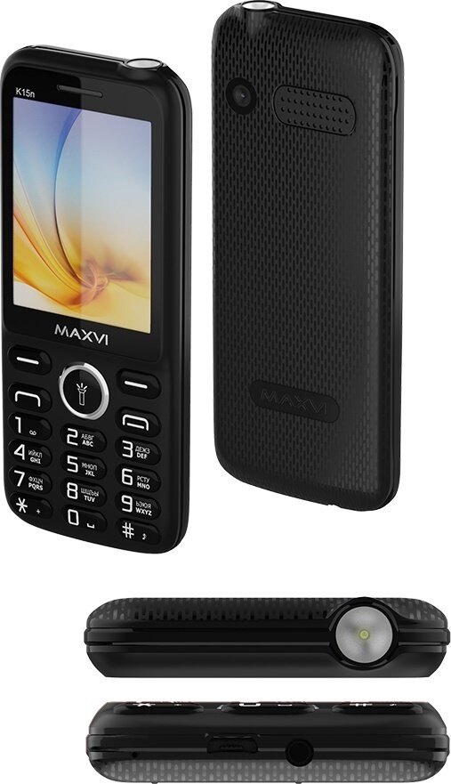 Мобильный телефон Maxvi K15n black