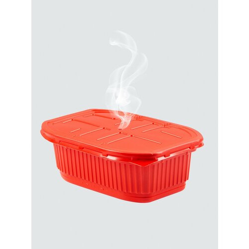 Разогреватель беспламенный с нагревательным элементом 50г, ланч бокс 600 мл, комплект 5 штук