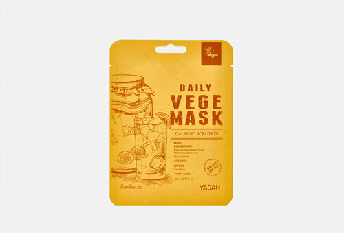 Тканевая маска для лица DAILY VEGE MASK Kombucha