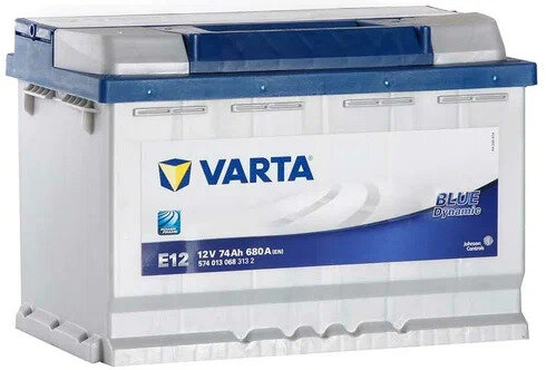 Аккумулятор VARTA Blue Dynamic E12 (574 013 068) 74 А. ч