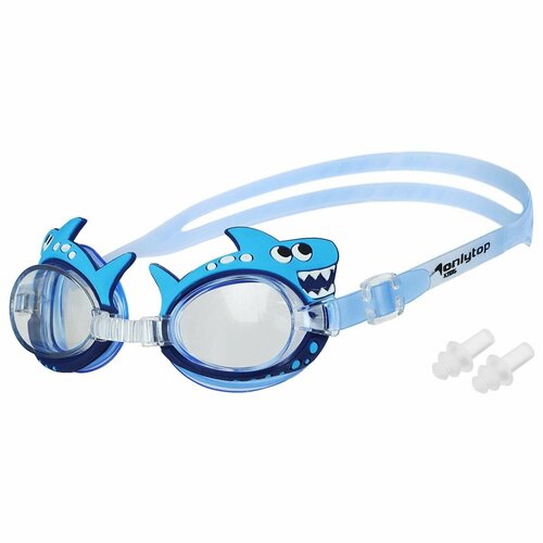 фото Очки для плавания детские акула denco store
