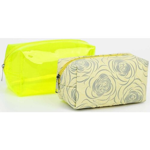фото Комплект косметичек желтый denco store