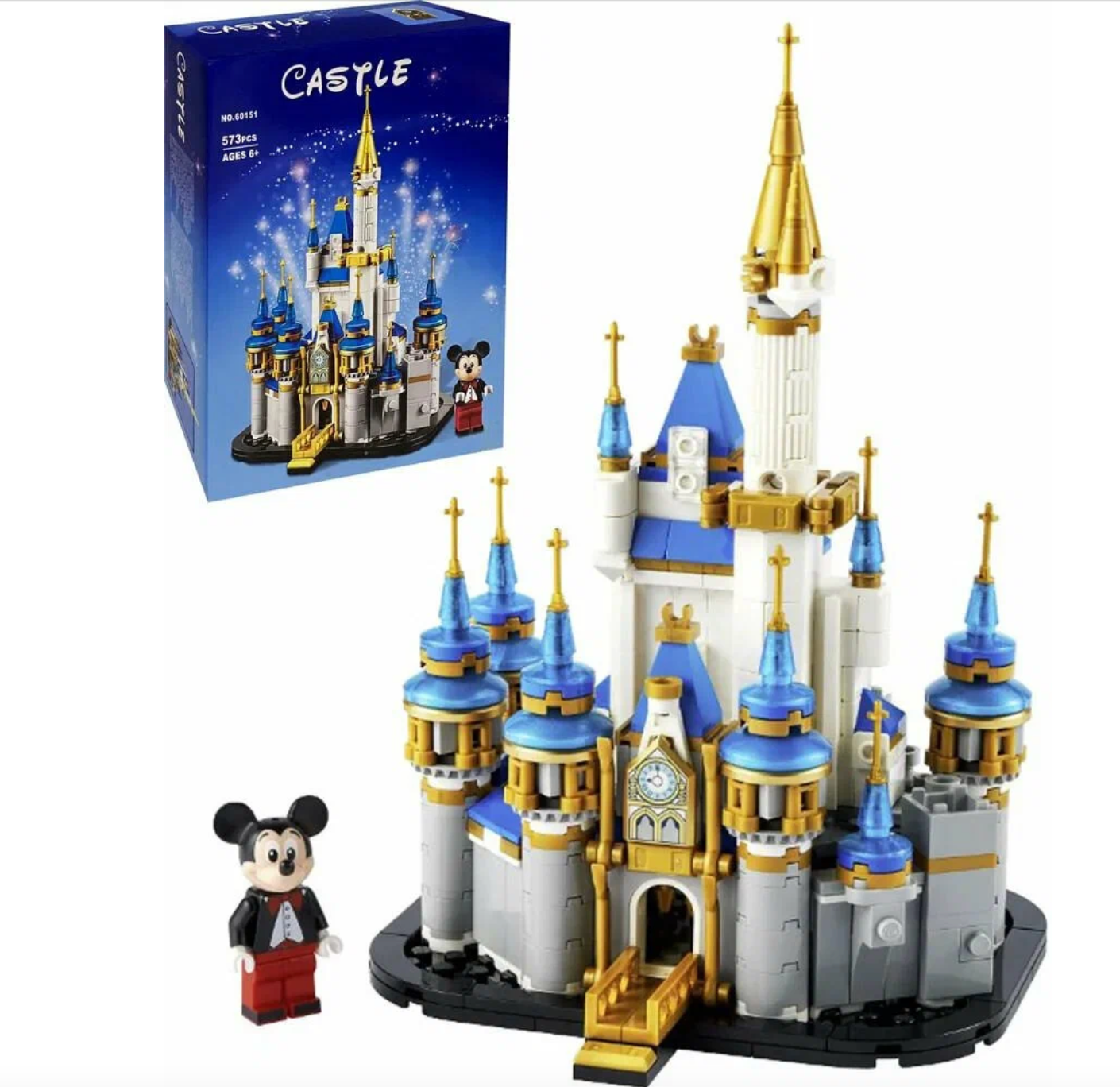 Конструктор Disney Замок Дисней в миниатюре 567 деталей 86007