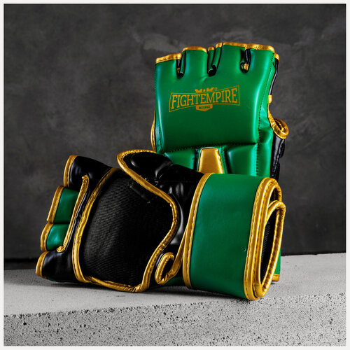 Изображение товара Перчатки для MMA FIGHT EMPIRE, RAPTOR, размер S, цвет зеленый