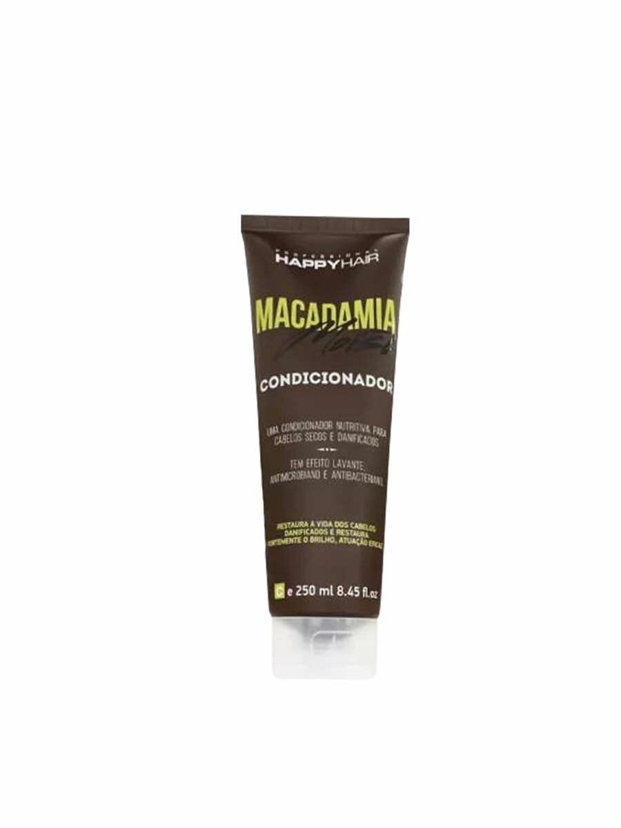 Бессульфатный Кондиционер для волос без SLS Happy Hair Macadamia Moist 250ml