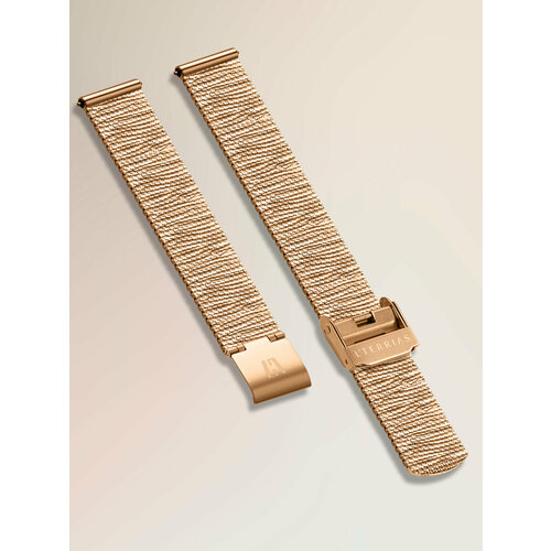 фото Браслет l'terrias, фактура плетеная, размер 16мм, золотой