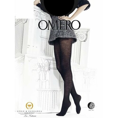 Колготки Omero, 80 den, размер 3, черный колготки omero 50 den размер 3 черный