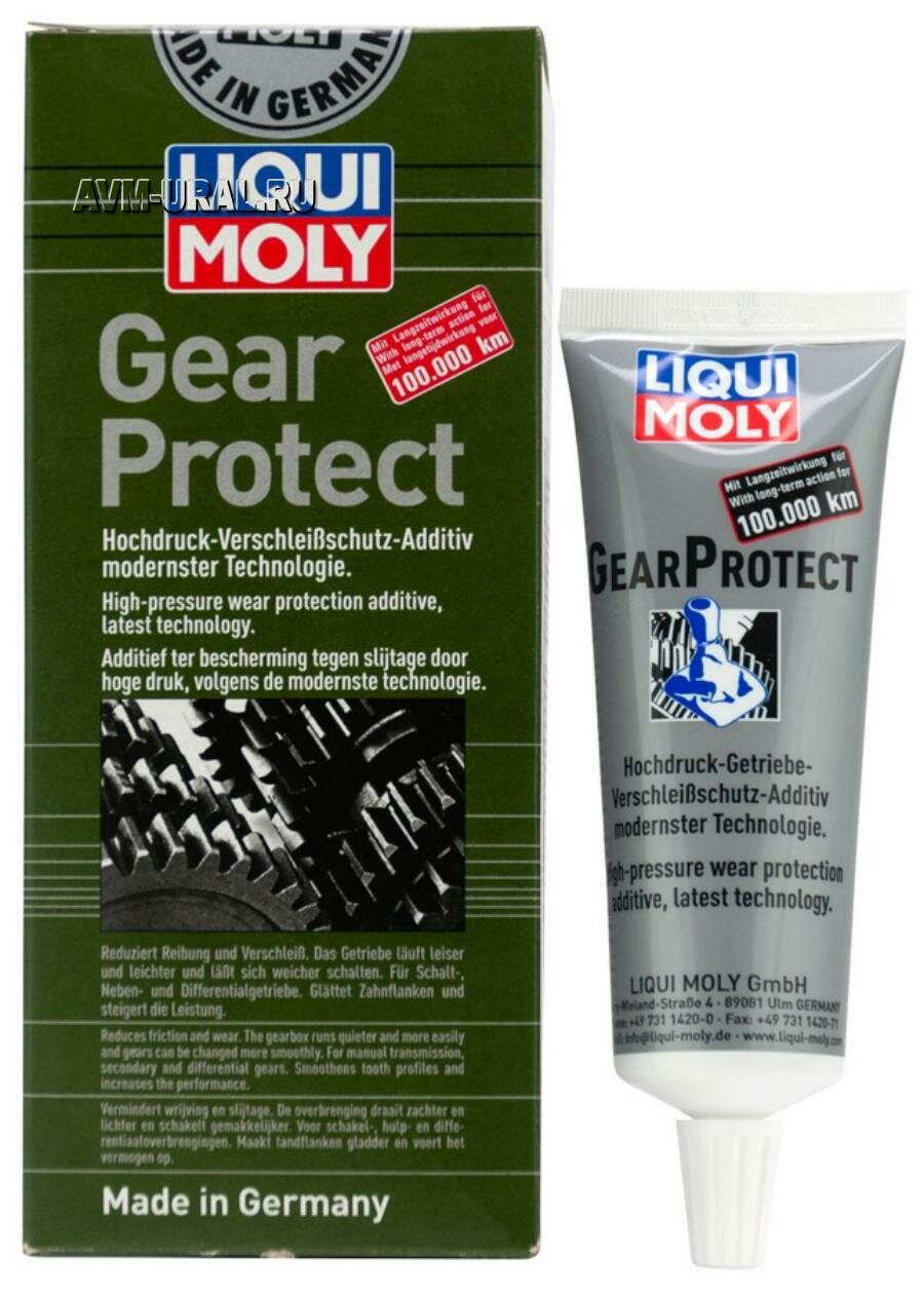 LIQUI MOLY 1007 Присадка в трансмиссионное масло LiquiMoly долговременная защита GearProtect 80 мл