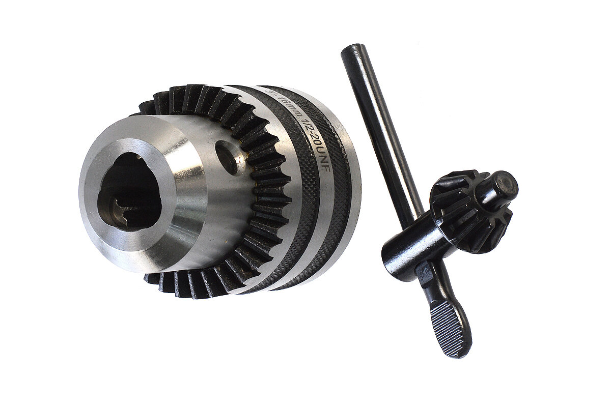 фото Патрон сверлильный в сборе (3.16 мм) 1/2-20UNF для дрели ИНТЕРСКОЛ Д-1050Р, Д-16/1050Р, Д-16/1050Р2, ДУ-22/1200ЭРП2