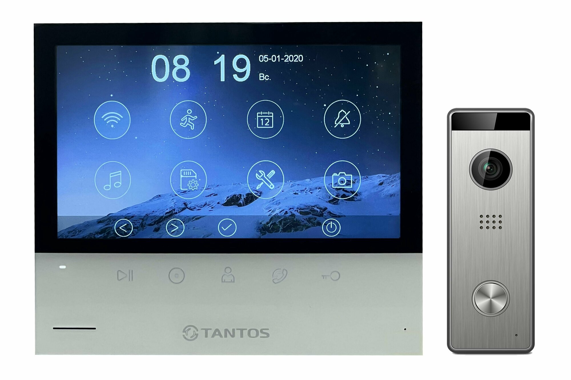 Tantos Selina HD M Tuya и Triniti HD (комплект многофункционального домофона HD Wi-Fi 7