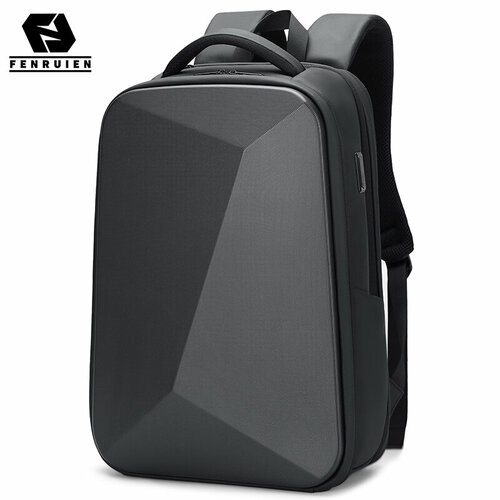 FENRUIEN Рюкзак для ноутбука Противоугонный Водонепроницаемый Расширяемые рюкзаки USB Зарядка Мужская деловая дорожная сумка Рюкзак