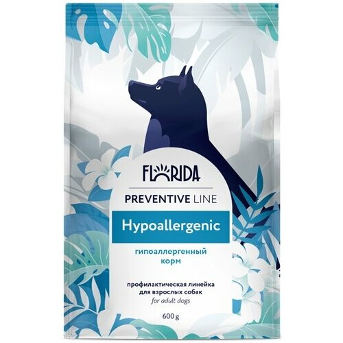 Флорида 70785 Hypoallergenic сух. для собак гипоаллергенный 600г 7%