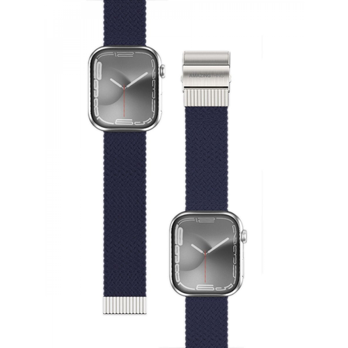 Плетеный ремешок для Apple Watch 38mm40mm41mm Amazingthing Titan Weave 2 фиолетовый нейлоновый браслет для смарт часов Эпл Вотч 2644₽