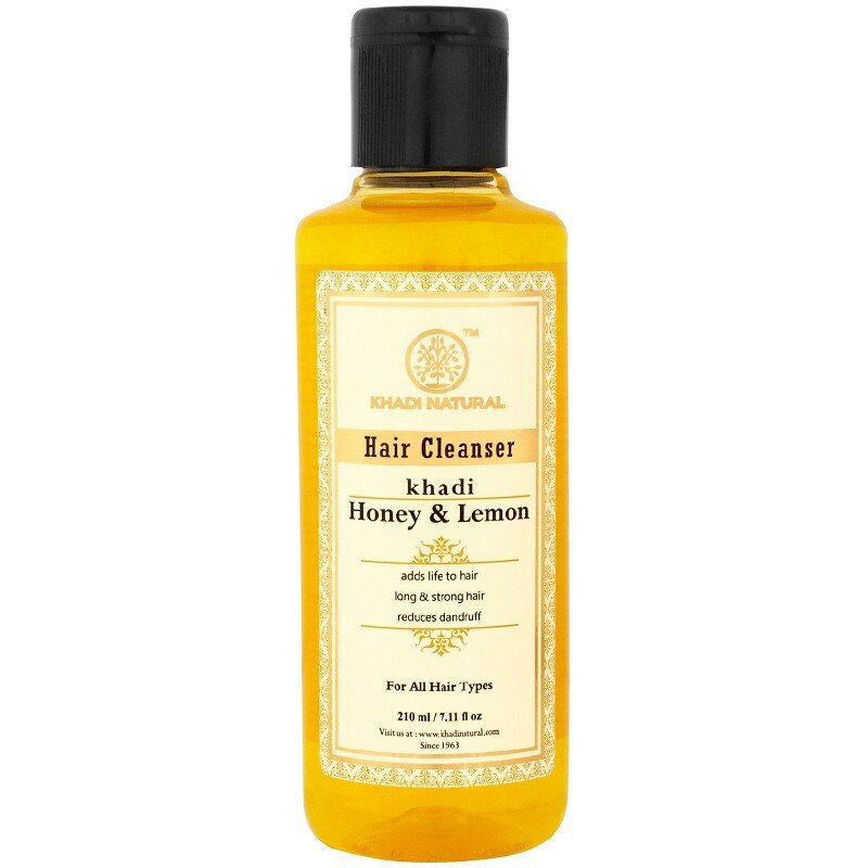 Шампунь Мёд и Лимон Кхади (Honey and Lemon shampoo Khadi), 210 мл