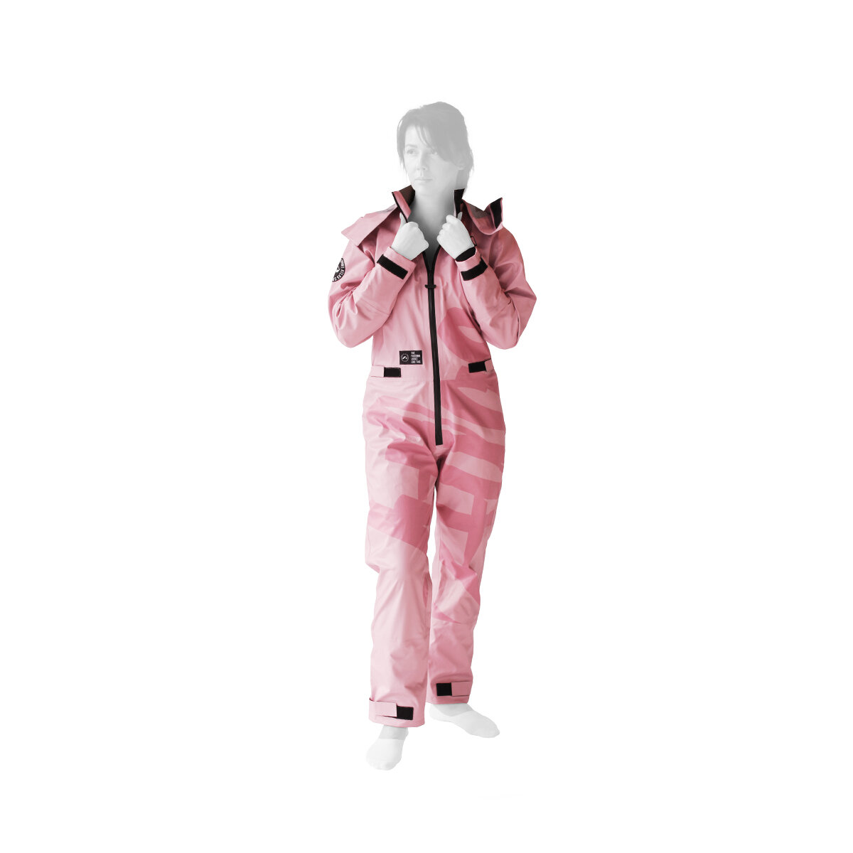 Сухой гидрокостюм женский ATLAS SUIT SPORT 20К Розовый