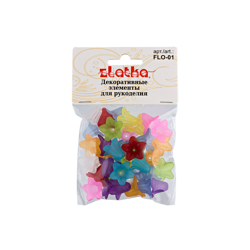 Zlatka Декоративные элементы FLO-01-LH16 - стильное решение для интерьерного декора цвет №02 колокольчики ассорти