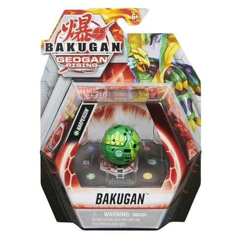 Фигурка-трансформер Bakugan S3 Harperion 6061459/20132737 зелёный bakugan фигурка трансформер s3 ra gold 6061459 20129965