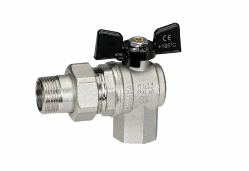 фото Кран BUGATTI угловой, с американкой 3/4