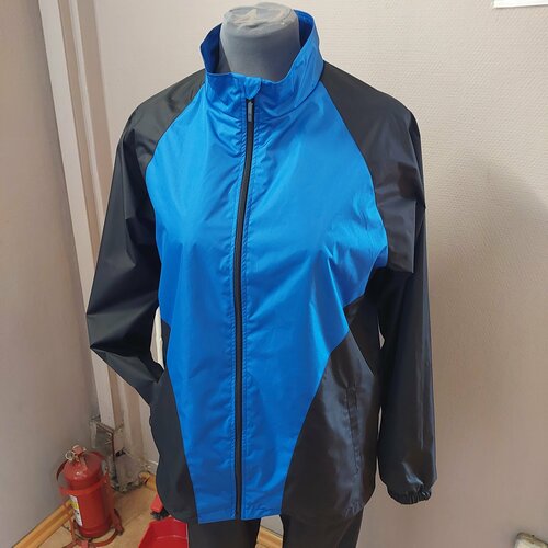 фото Костюм спортивный костюм, размер 50, черный, синий ателье "елена "