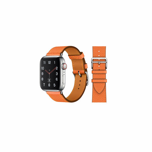 Apple Hermes Single Tour Band MTQA2ZMA, кожаный ремешок для Apple Watch (42\44\45\49 мм)