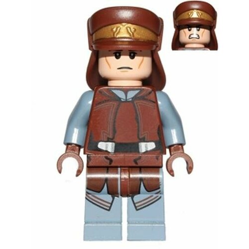 Минифигурка Лего Lego sw0638 Naboo Security Officer - Light Nougat Head