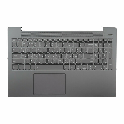 Клавиатура (топ-панель) для ноутбука Lenovo Ideapad 5-15ITL05 серая с серым топкейсом клавиатура топ панель для ноутбука lenovo ideapad s530 13iwl темно серая с серым топкейсом