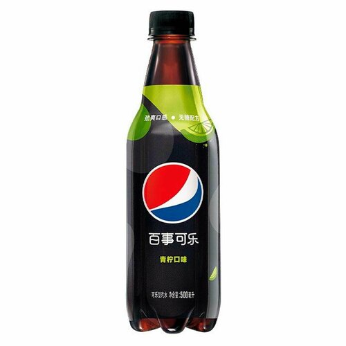 Газированный напиток Pepsi Lime Zero со вкусом лайма (без сахара) (Китай), 500 мл
