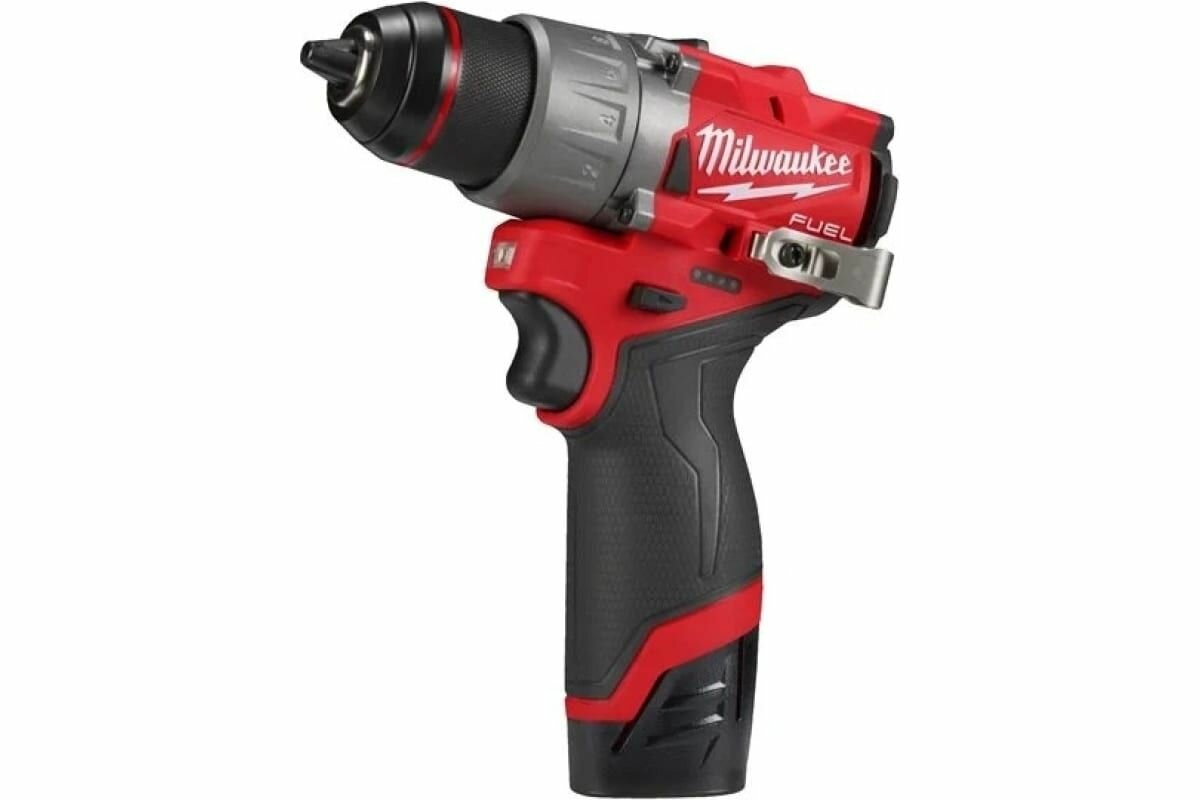 фото Аккумуляторный шуруповерт Milwaukee M12 FDD2-202 4933479873 электроинструмент, подарок на день рождения мужчине, любимому, папе, дедушке, парню