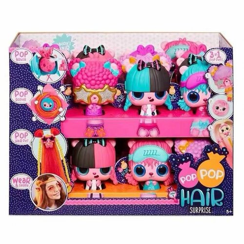 MGA Entertainment Игрушка Pop Pop Hair Surprise 562665 mga entertainment игрушка pop pop hair surprise 562665