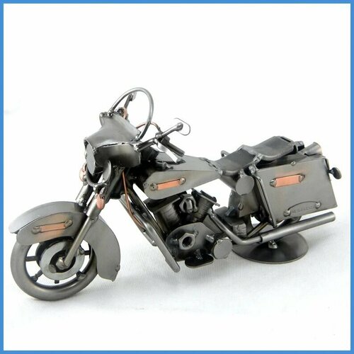 Оригинальная металлическая статуэтка ручной работы Мотоцикл для гонок