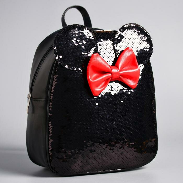 Рюкзак детский Disney с пайетками "Минни Маус", 27х23 см (4669394)