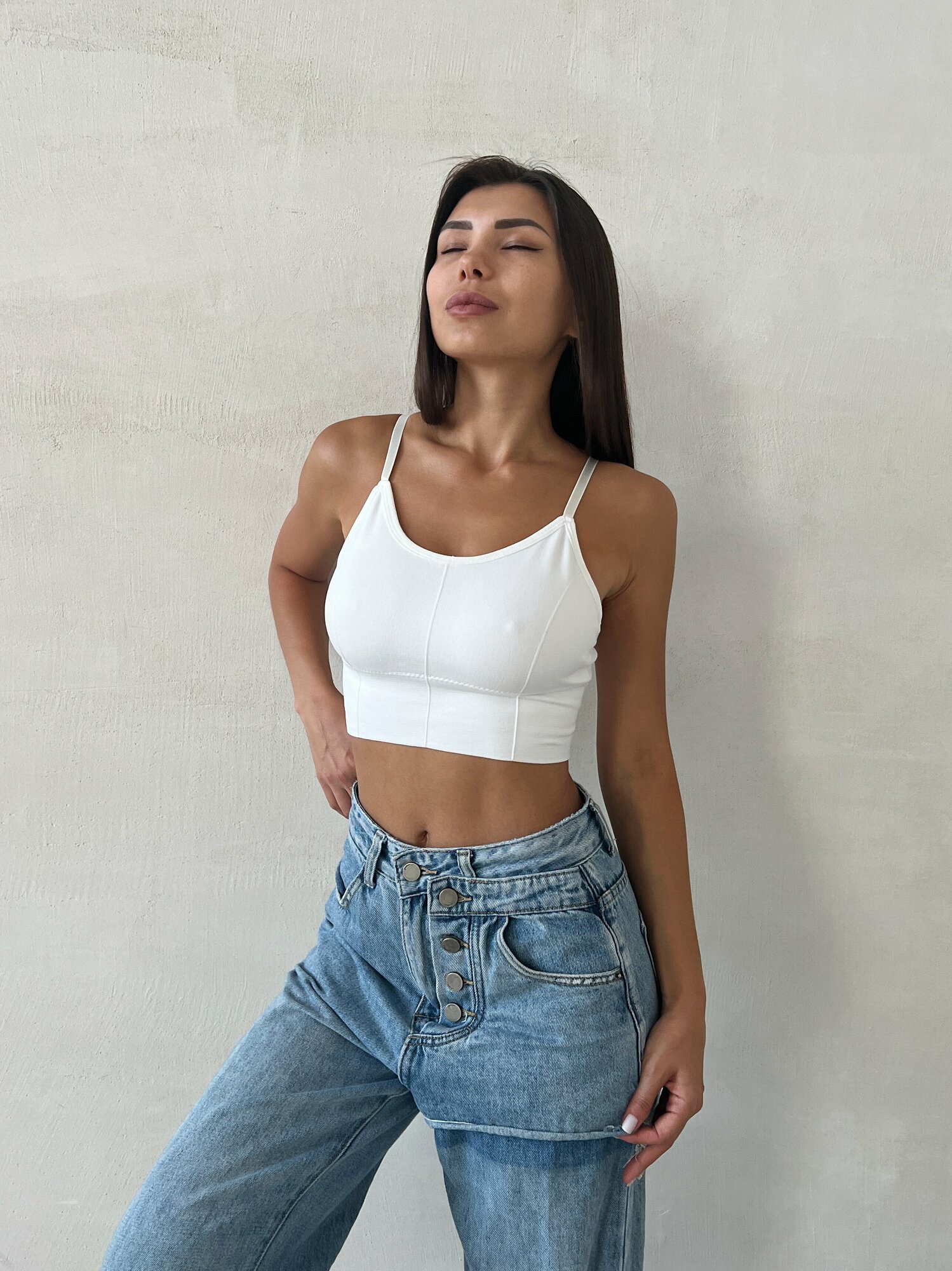 Топ LOOKTOP, 1 шт., размер 40-44, белый — фото 1