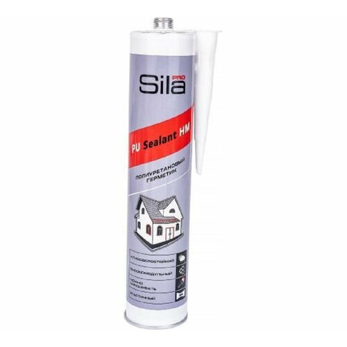 Герметик Sila PRO PU Sealant HM WHITE, полиуретановый высокомодульный, белый, 280 мл henkel pattex acetic silicone sealant white