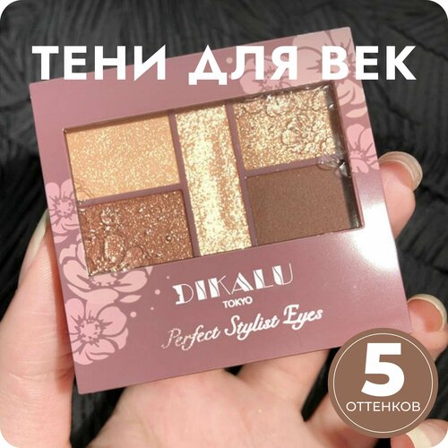DIKALU Тени для век Perfect Stylist Eyes 5 цветов