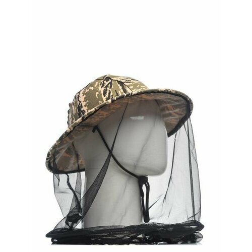 Панама-накомарник Huntsman с кольцом Антигнус, Серый легион, Смесовая, размер 58