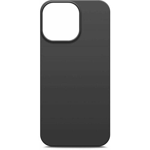 Чехол (клип-кейс) BORASCO Silicone case, для Apple iPhone 14 Pro Max, черный [70804] горящие скидки apple silicone case для iphone 11 pro max чёрный