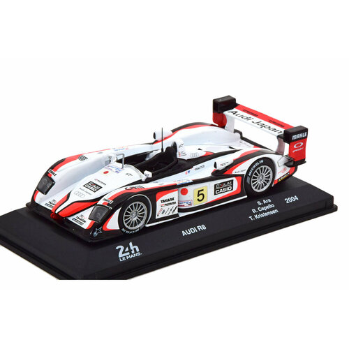 Audi R8 #5 audi sport japan team winner le mans 2004 ara - capello - kristensen 1 32 audi r8 le mans alloy racing car model diecast